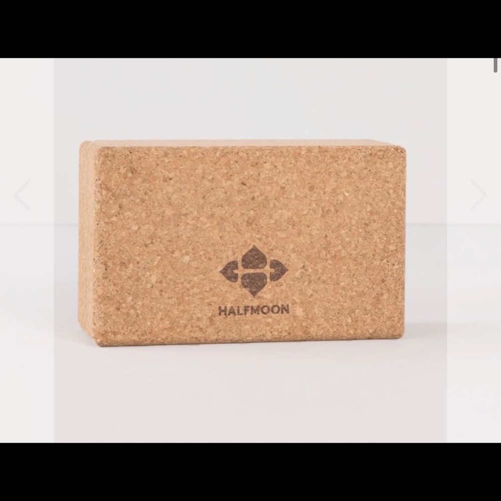 Halfmoon Cork Yoga Block (one)